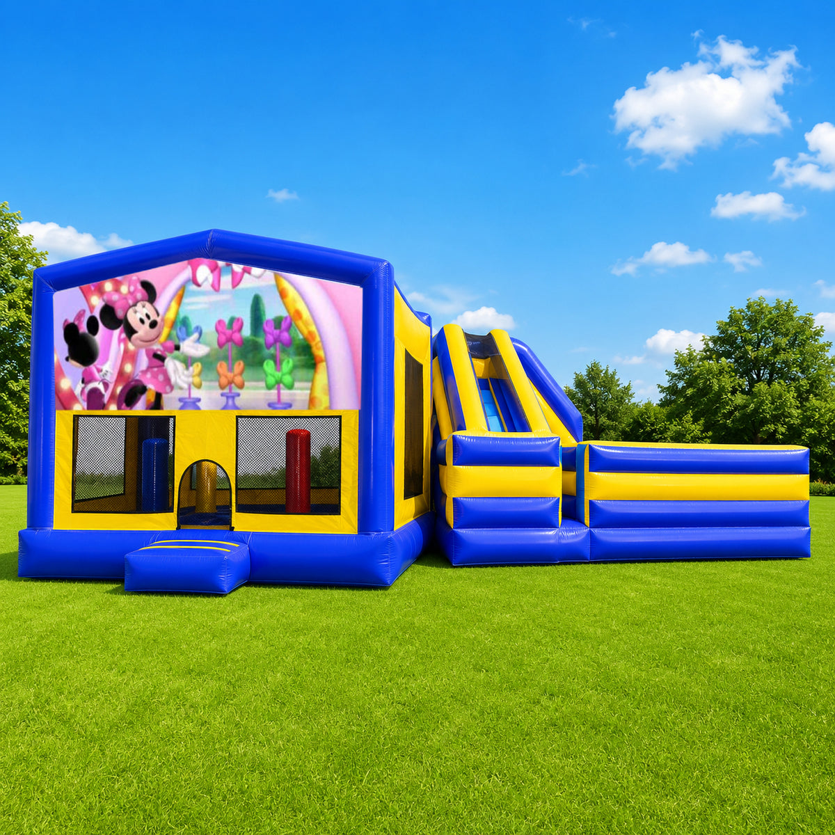 Minnie Mouse Obstacle Mega Combo Jumping Castle