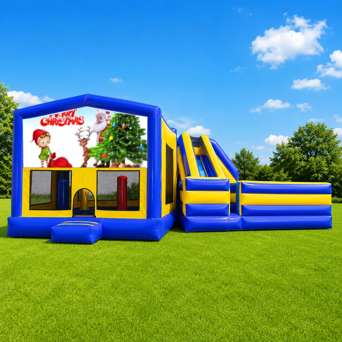 Christmas #9 Obstacle Mega Combo Jumping Castle