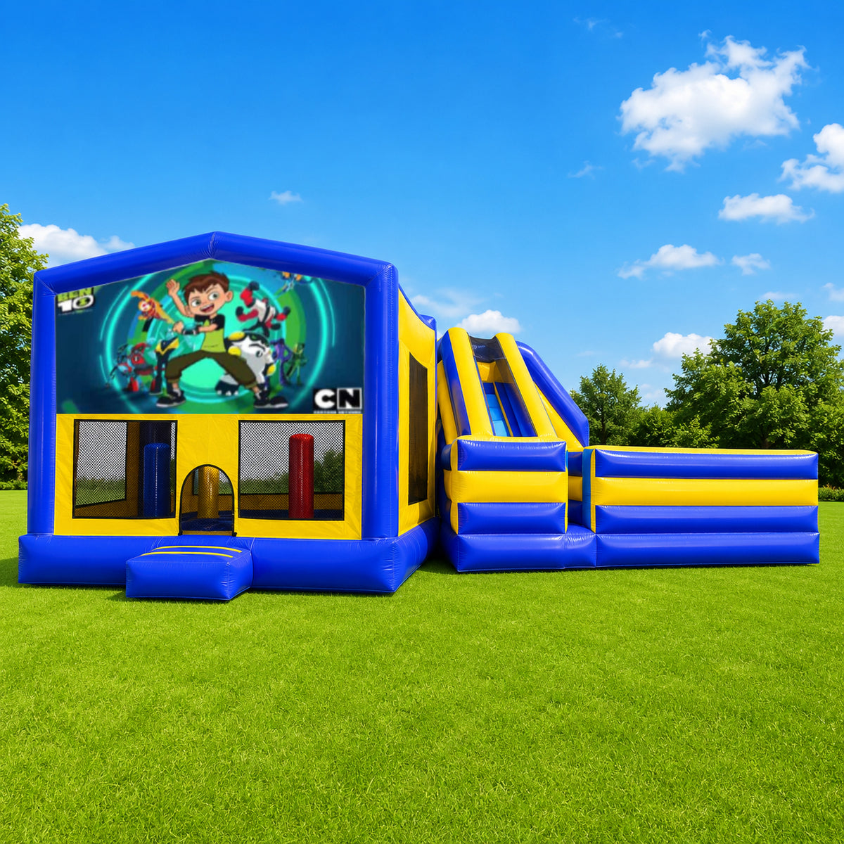 Ben10 Obstacle Mega Combo Jumping Castle