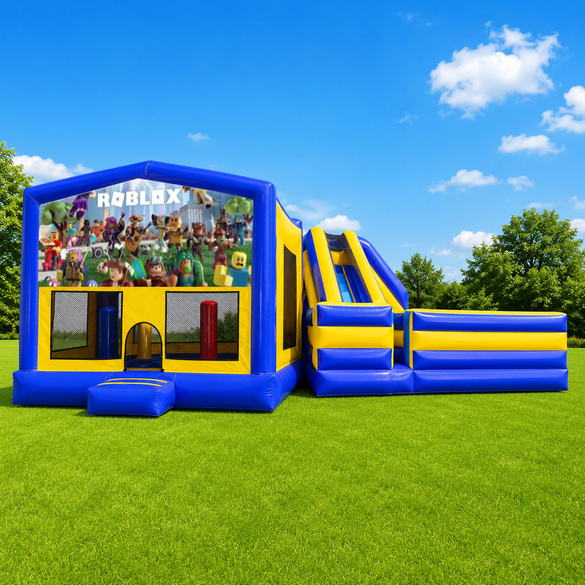 Roblox Obstacle Mega Combo Jumping Castle