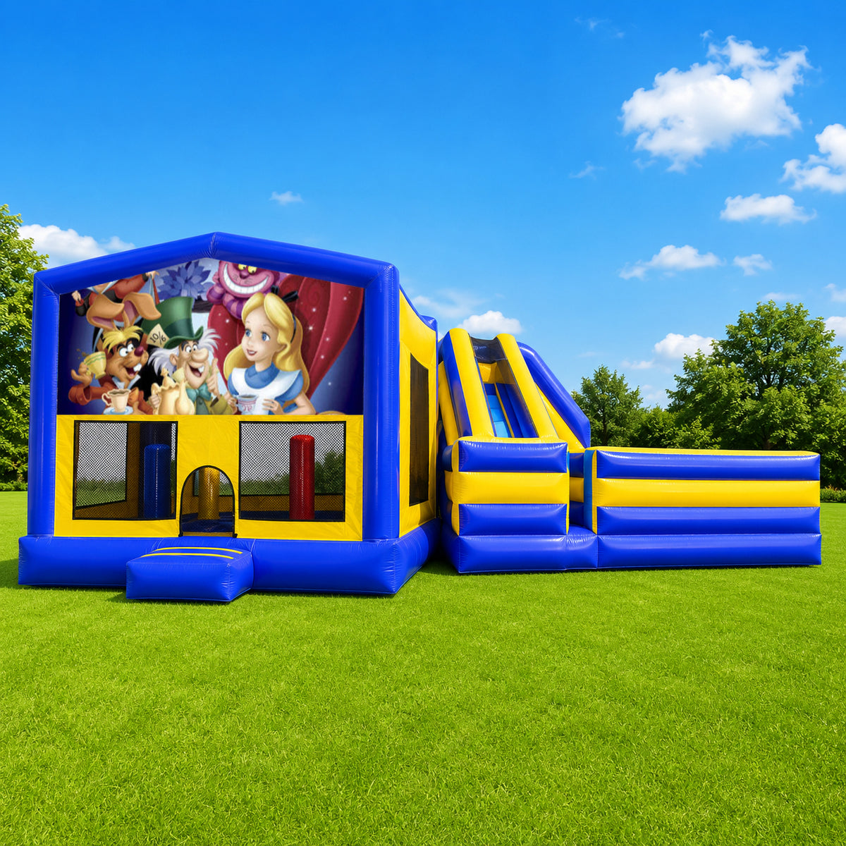 Alice in Wonderland #1 Obstacle Mega Combo Jumping Castle