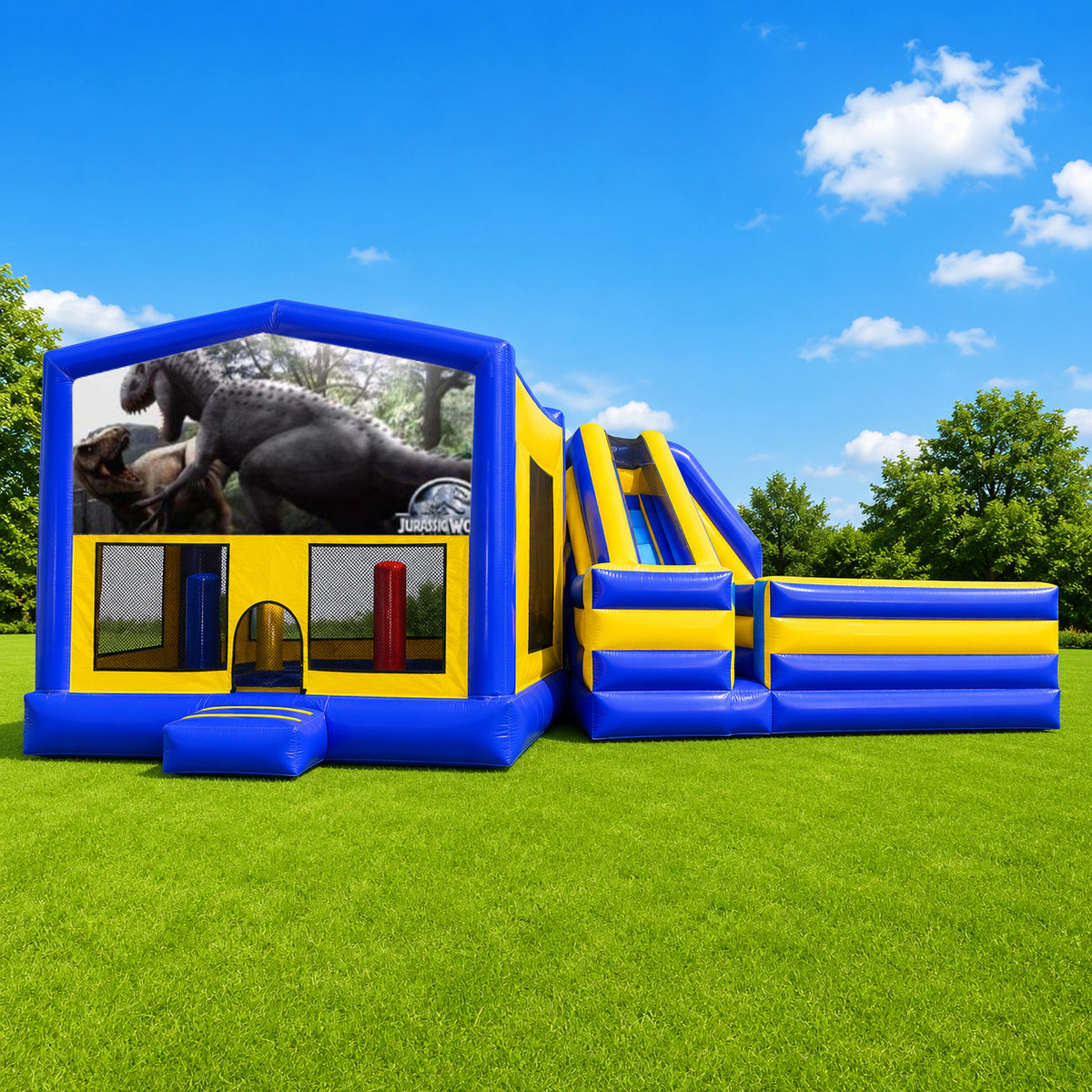 Jurassic Obstacle Mega Combo Jumping Castle