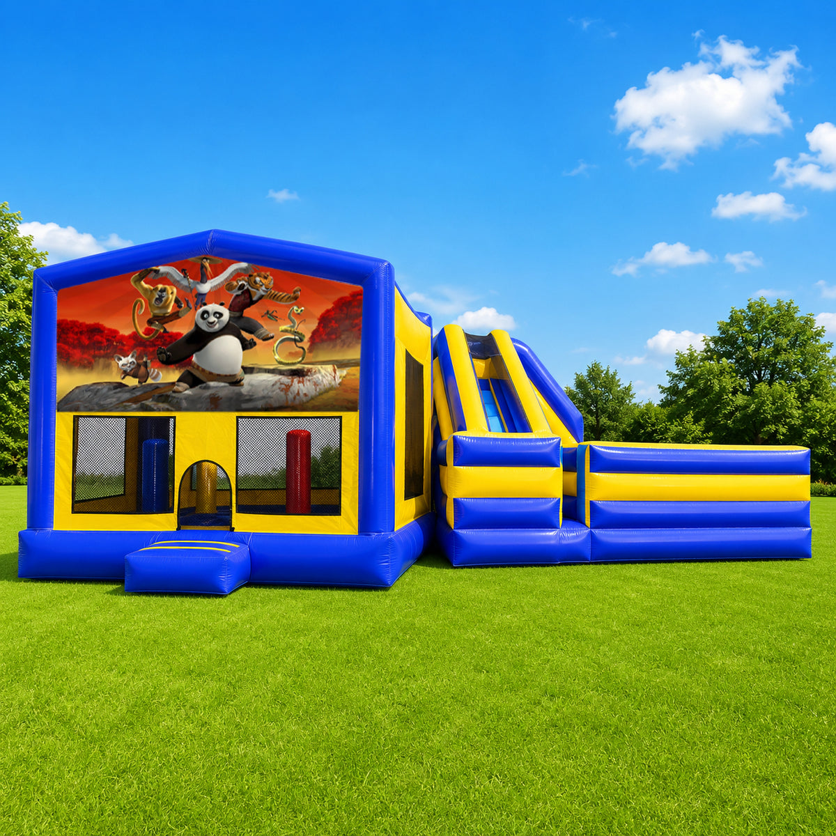 Kung Fu Panda Obstacle Mega Combo Jumping Castle