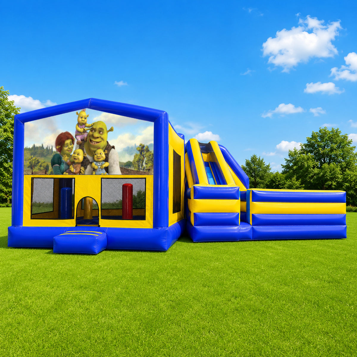 Shrek Obstacle Mega Combo Jumping Castle