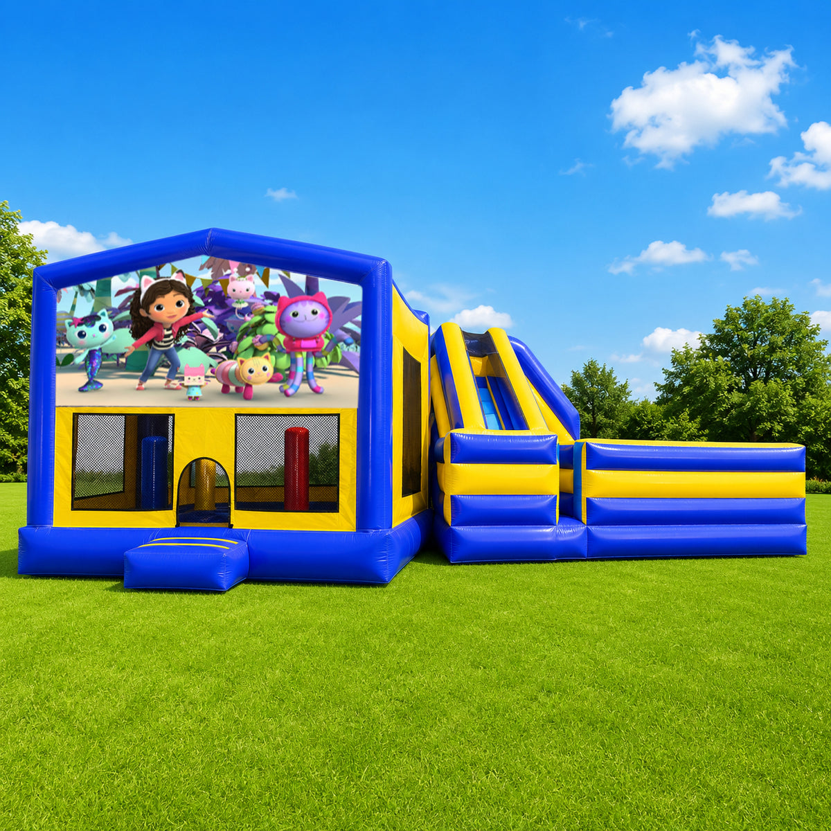 Gabby's Dollhouse  Obstacle Mega Combo Jumping Castle