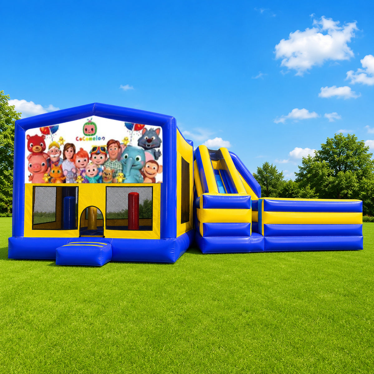 Cocomelon Obstacle Mega Combo Jumping Castle