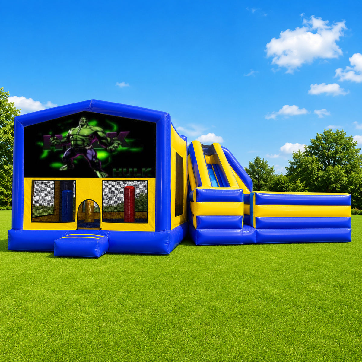 Hulk Obstacle Mega Combo Jumping Castle