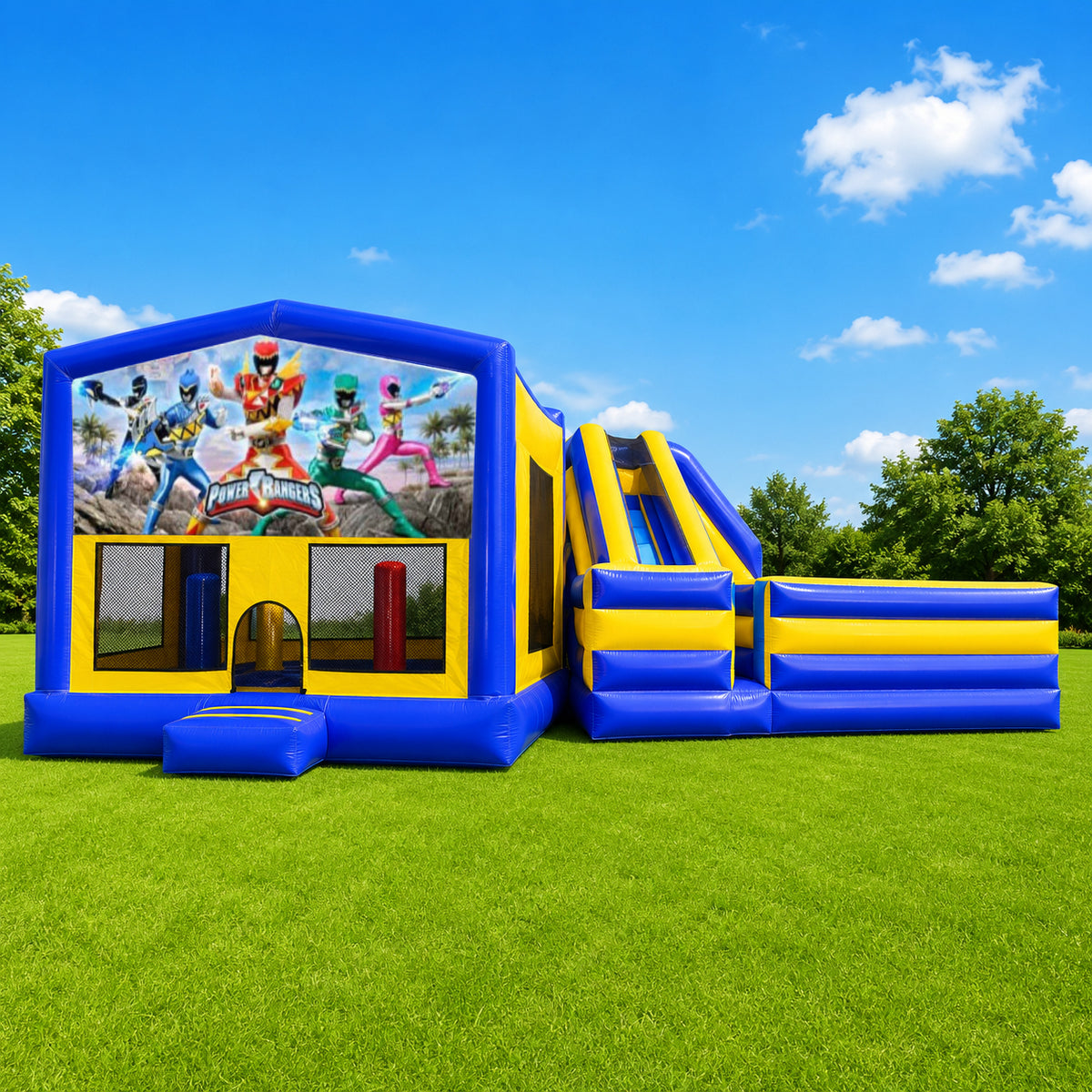 Power Rangers Obstacle Mega Combo Jumping Castle
