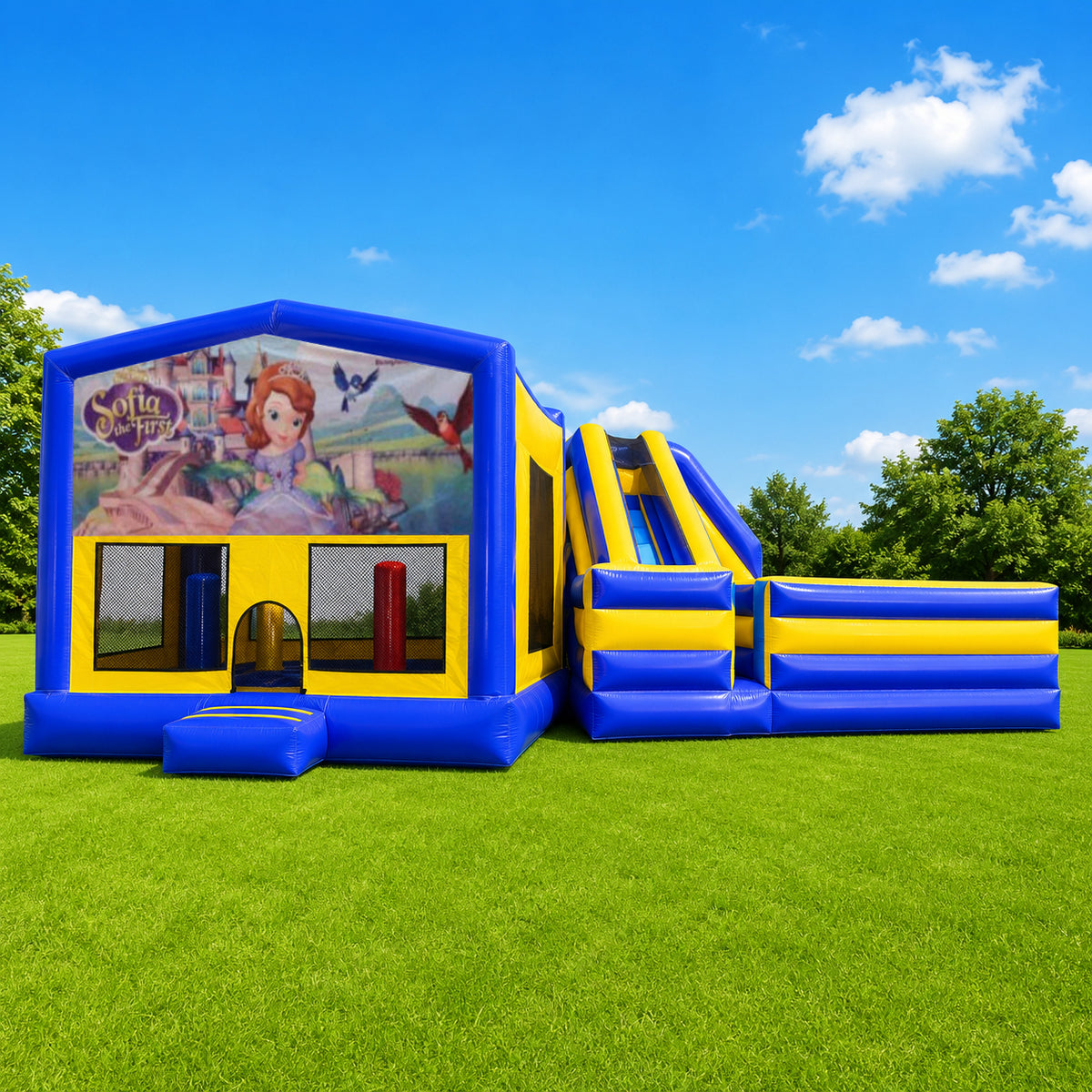 Sofia the First Obstacle Mega Combo Jumping Castle