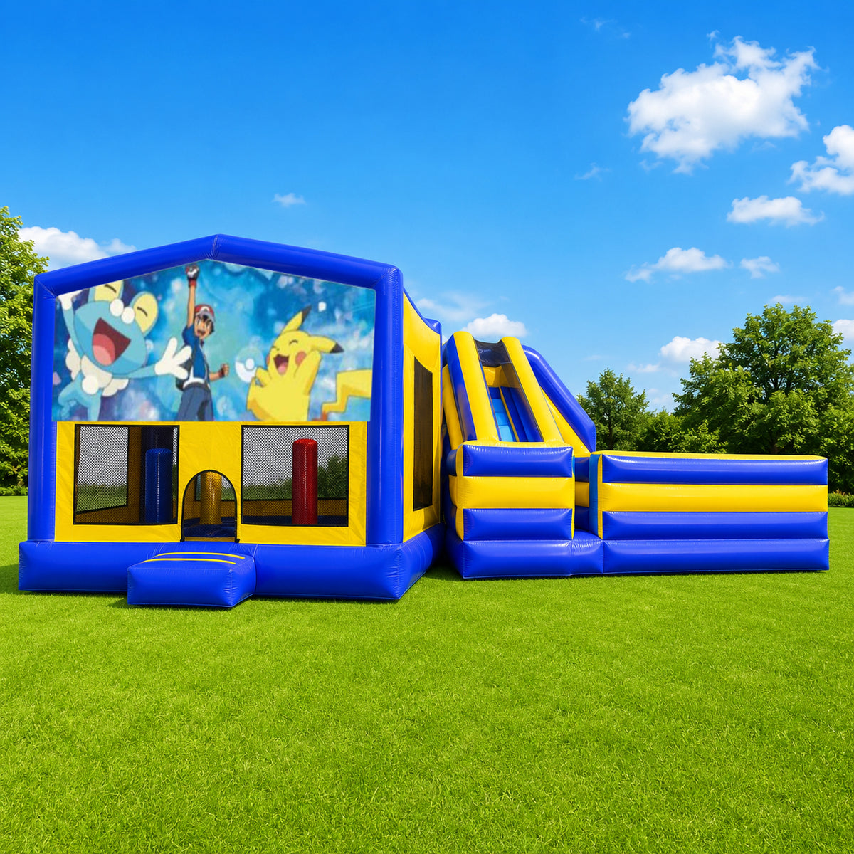 Pokemon Super Drop Combo Jumping Castle