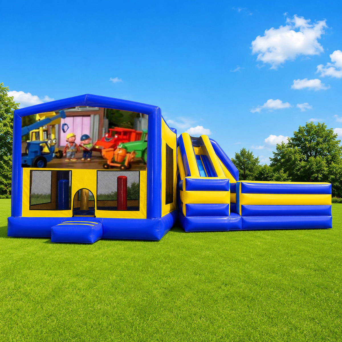 Bob the Builder Obstacle Mega Combo Jumping Castle