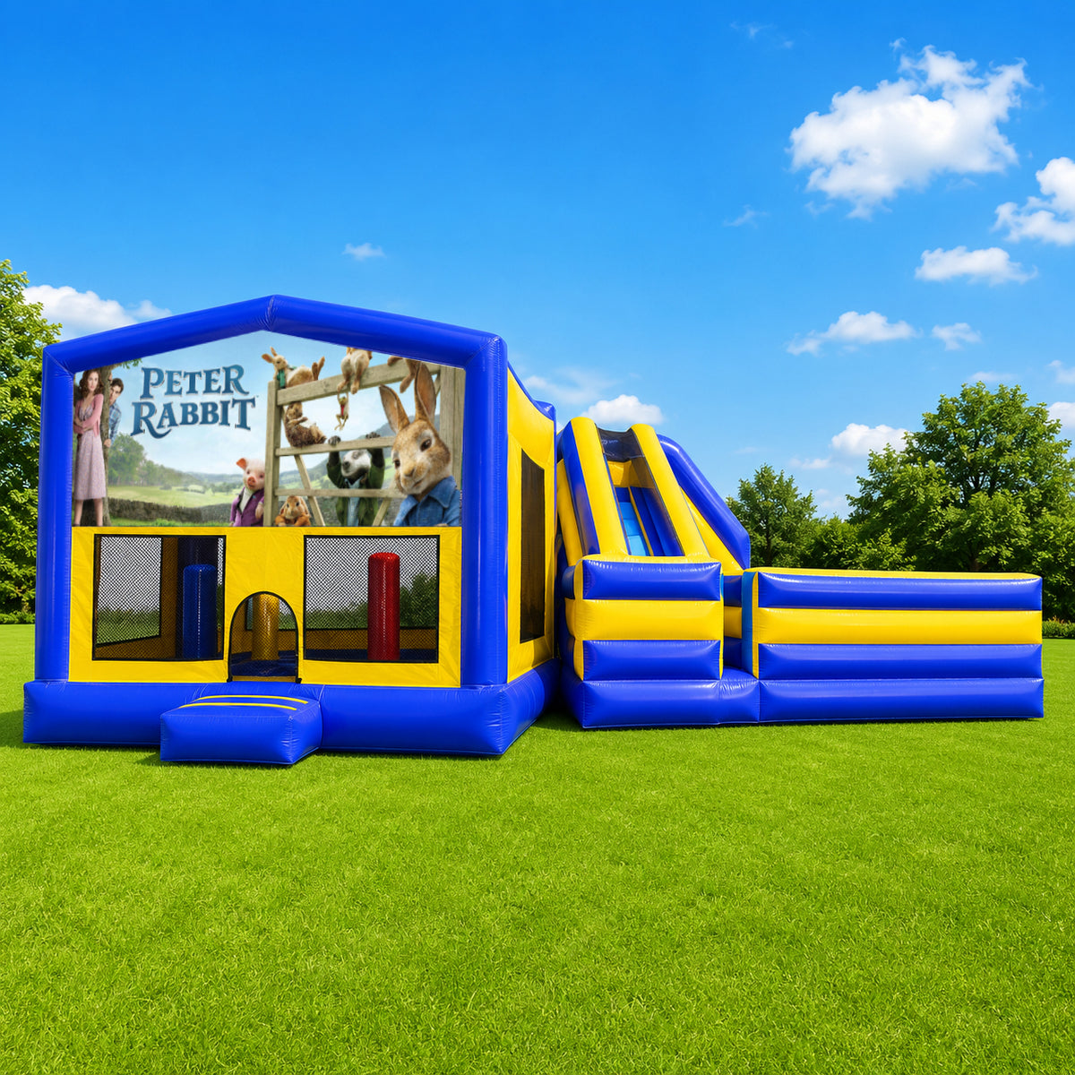 Peter Rabbit Obstacle Mega Combo Jumping Castle