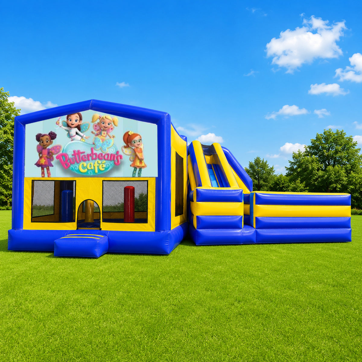 Butterbeans Cafe Obstacle Mega Combo Jumping Castle