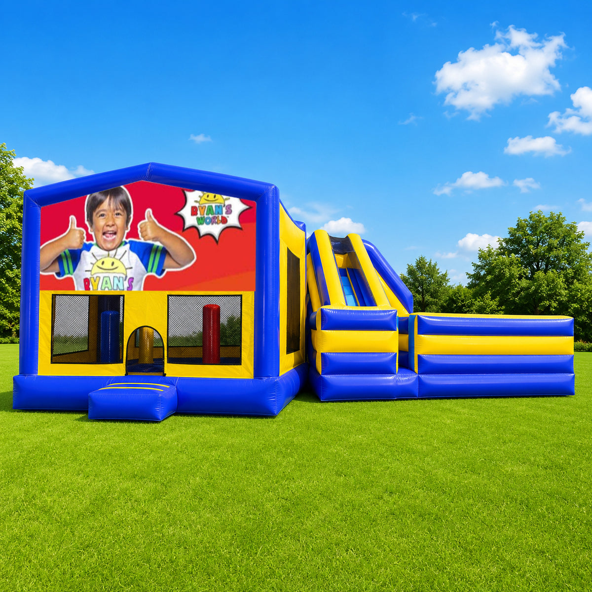 Ryan's World Obstacle Mega Combo Jumping Castle