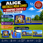 Alice in Wonderland #1 Obstacle Mega Combo Jumping Castle