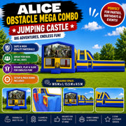 Alice in Wonderland #2 Obstacle Mega Combo Jumping Castle