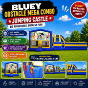Bluey Obstacle Mega Combo Jumping Castle