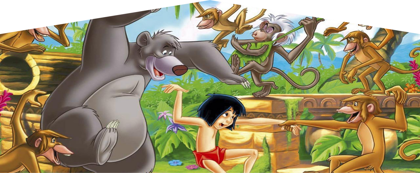 Jungle Book  Double Mega Combo Jumping Castle