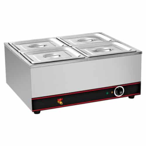 4 Pan Stainless Steel Food Warmer