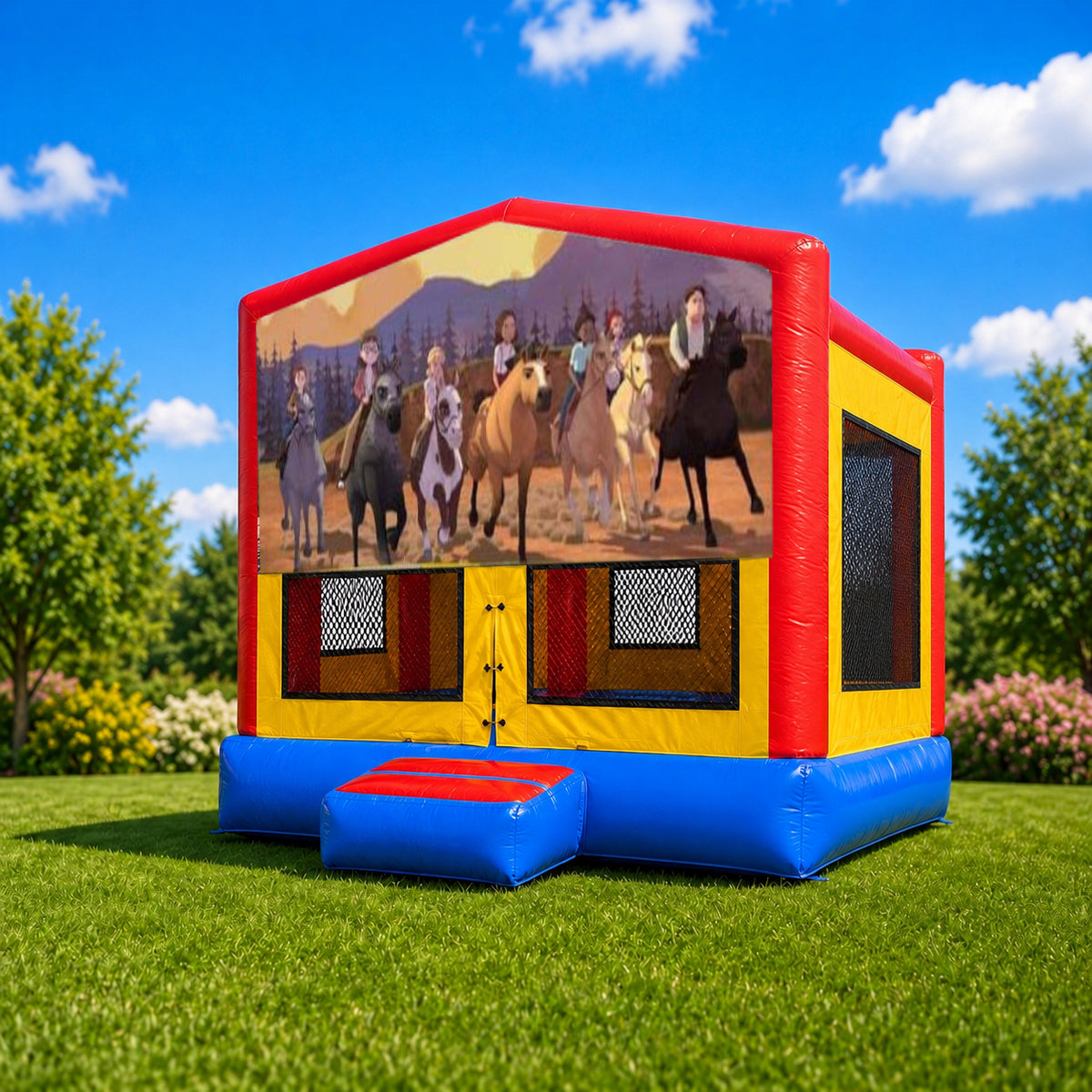 Dreamworks Spirit Medium Super Jumper Jumping Castle