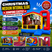 Christmas #6 Medium Internal Slide Jumping Castle