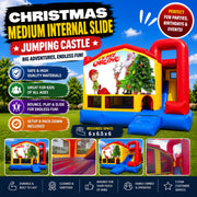 Christmas #9 Medium Internal Slide Jumping Castle