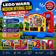 Lego Wars Medium Internal Slide Jumping Castle