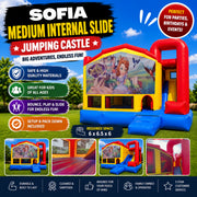 Sofia The First Medium Internal Slide Jumping Castle