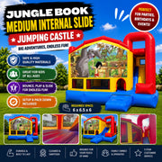 Jungle Book  Medium Internal Slide Jumping Castle