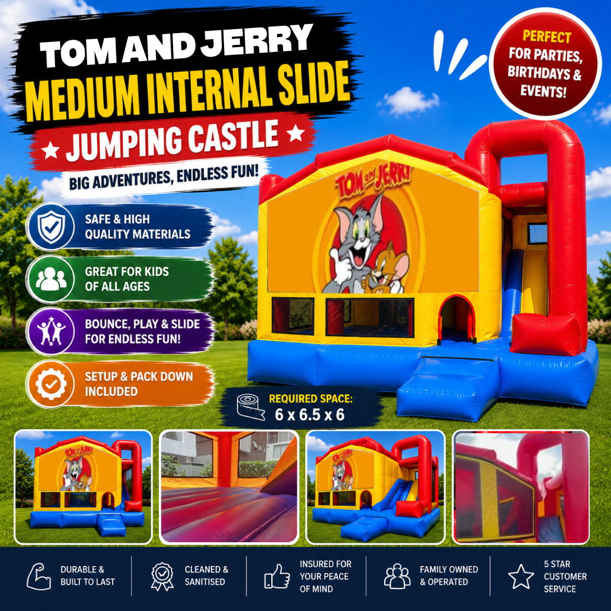 Tom And Jerry Medium Internal Slide