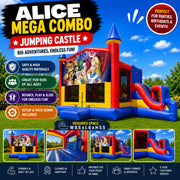 Alice in Wonderland #1 Mega Combo Jumping Castle