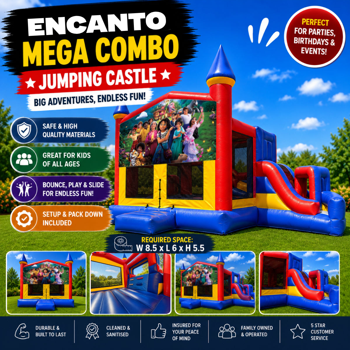 Encanto Mega Combo Jumping Castle