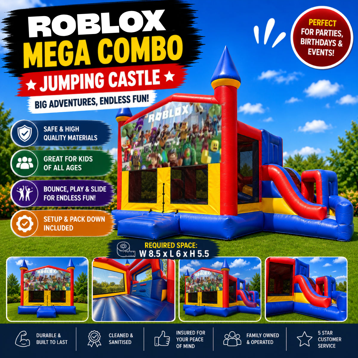 Roblox Mega Combo Jumping Castle