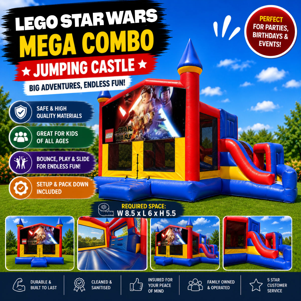 Lego Star Wars Mega Combo Jumping Castle
