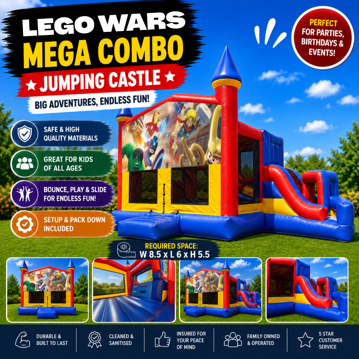 Lego Wars Mega Combo Jumping Castle