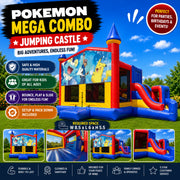 Pokemon Mega Combo Jumping Castle