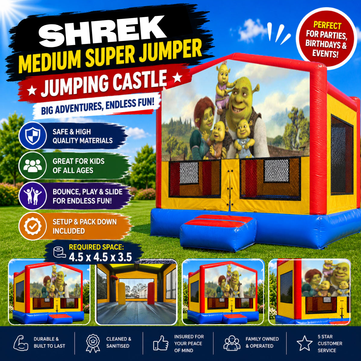 Shrek Medium Super Jumper Combo