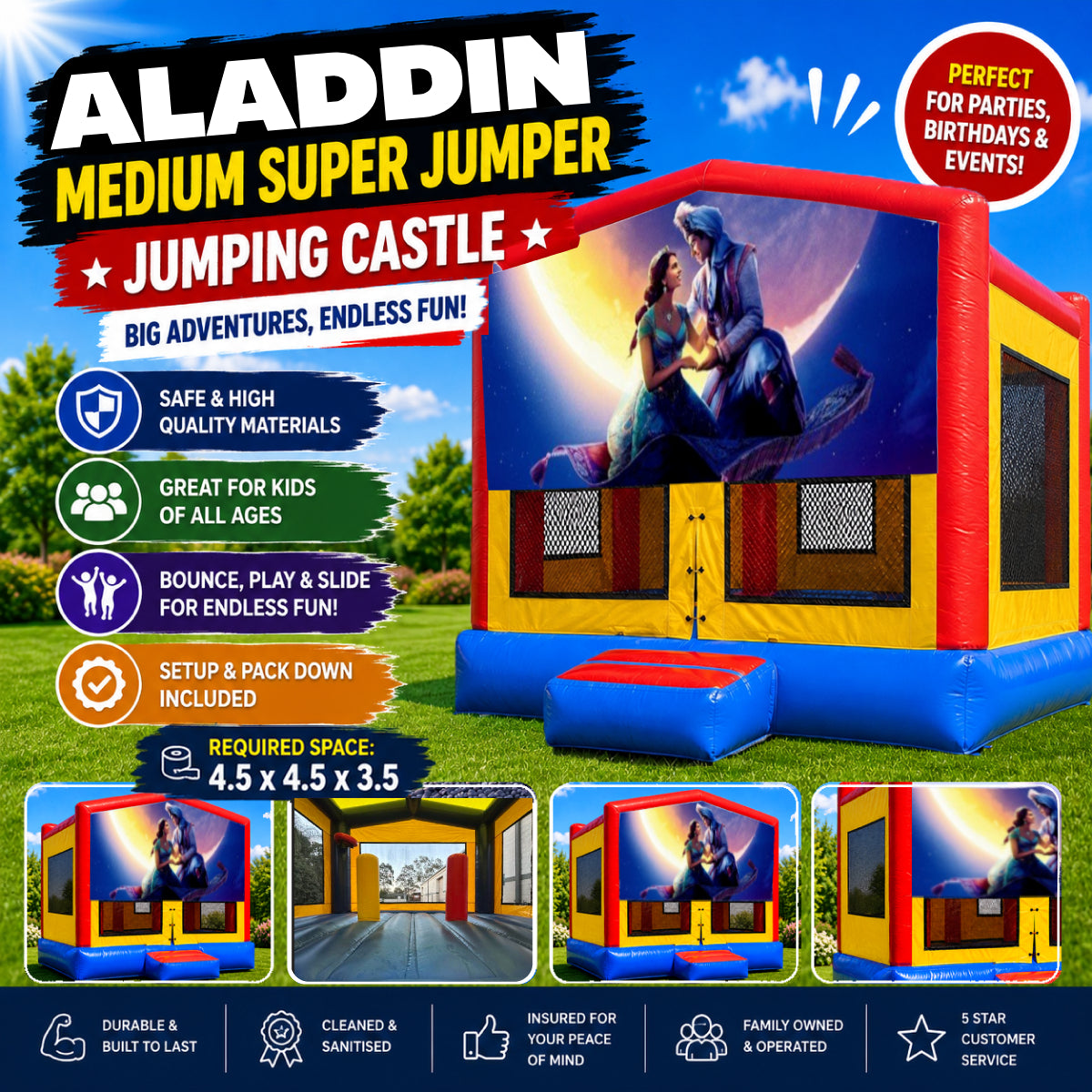 Aladdin Medium Super Jumper Combo