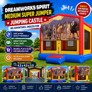 Dreamworks Spirit Medium Super Jumper Jumping Castle