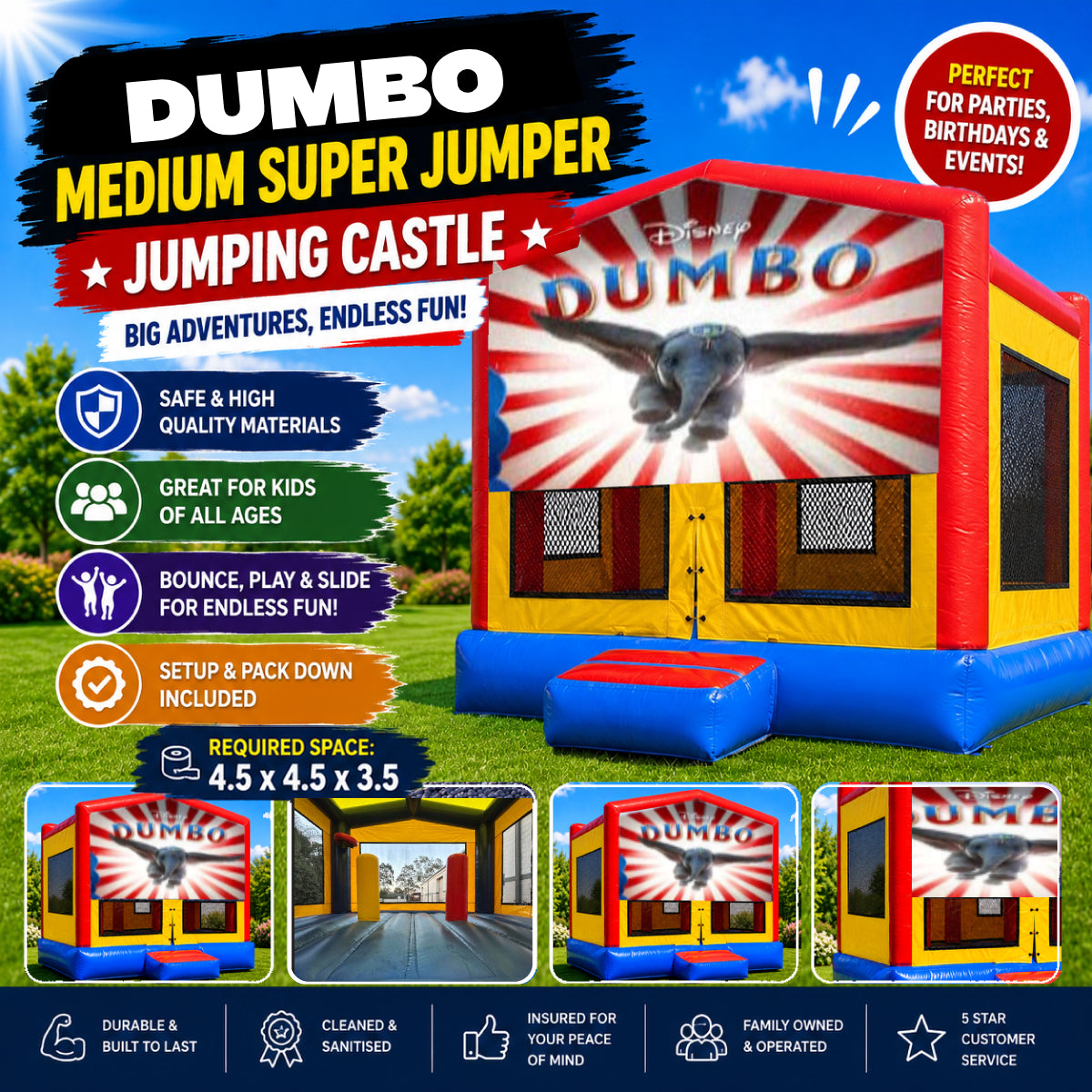 Dumbo Medium Super Jumper Combo