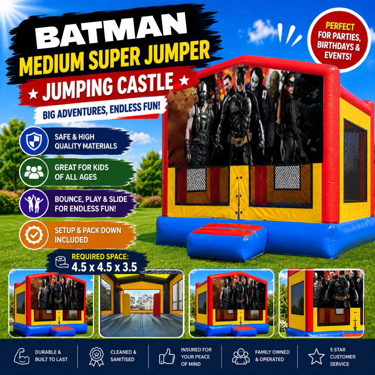 Batman Medium Super Jumper Combo