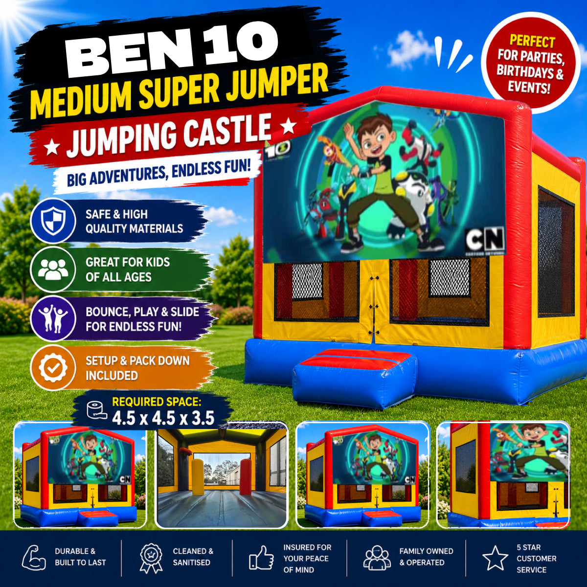 Ben10 Medium Super Jumper Combo