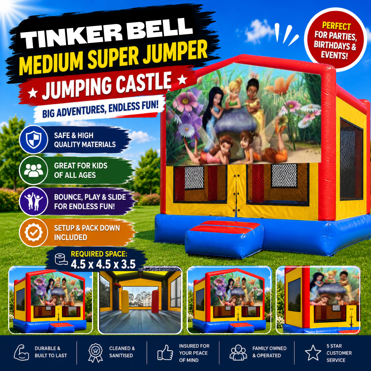 Tinker Bell Medium Super Jumper Combo