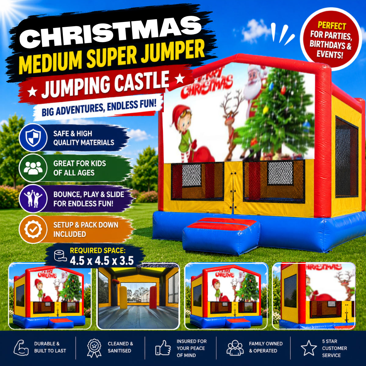 Christmas #9 Medium Super Jumper Combo