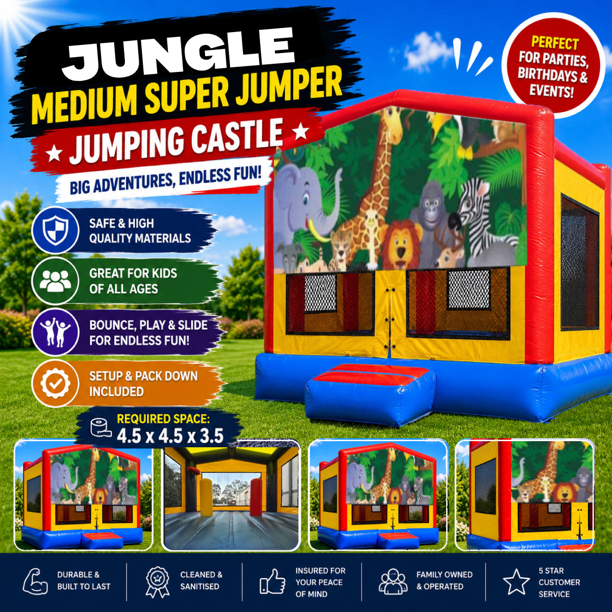 Jungle Medium Super Jumper Combo