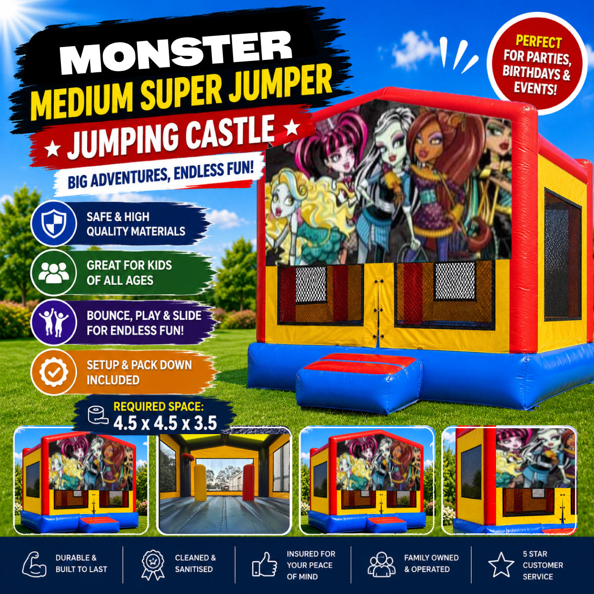 Monster High Medium Super Jumper Combo
