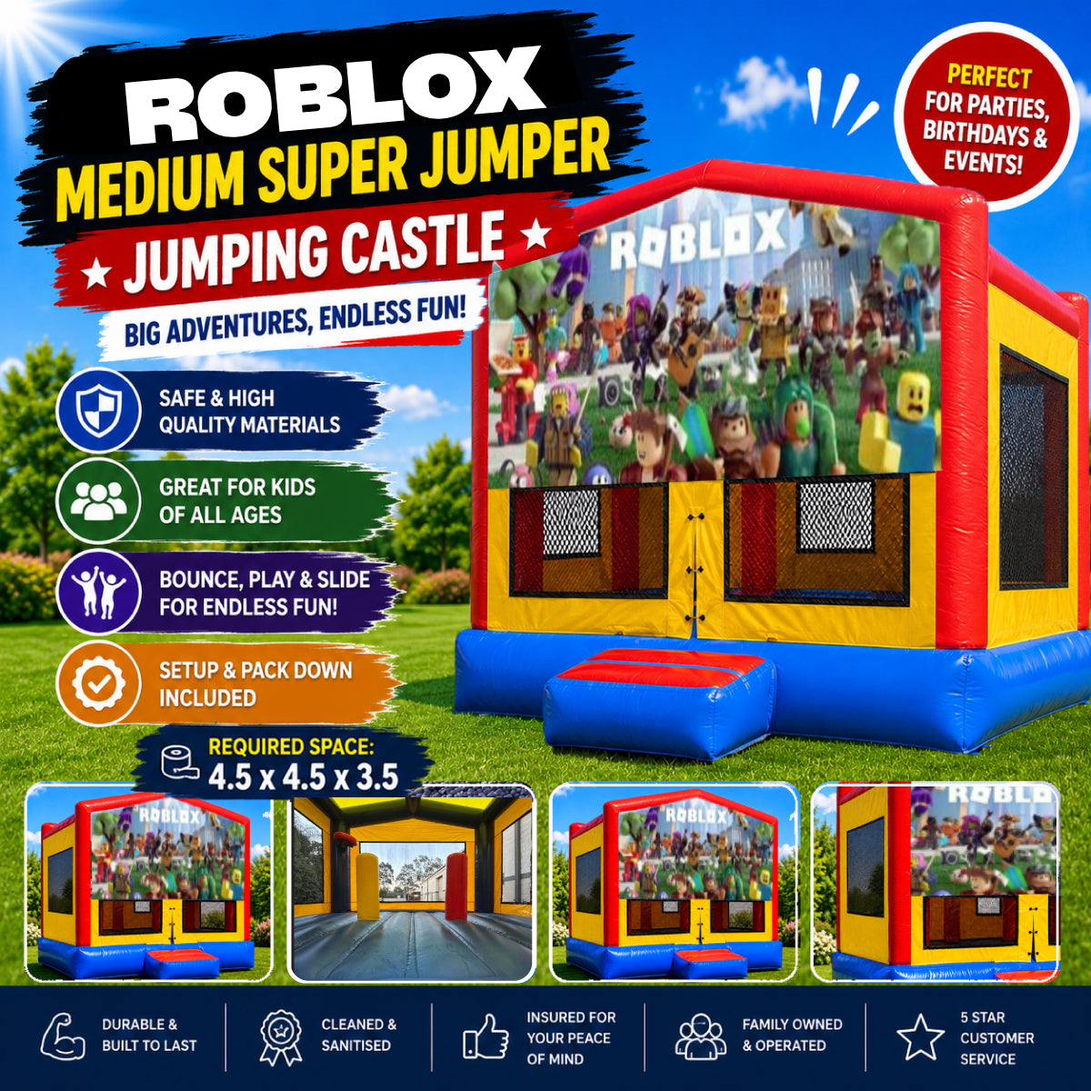 Roblox Medium Super Jumper Jumping Castle