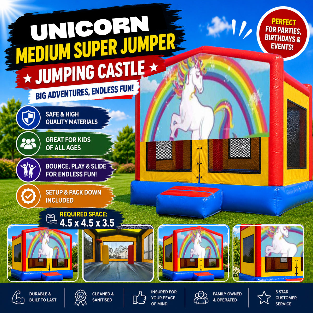 Unicorn Medium Super Jumper Combo