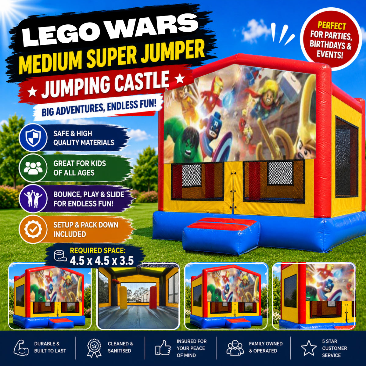 Lego Wars Medium Super Jumper Combo