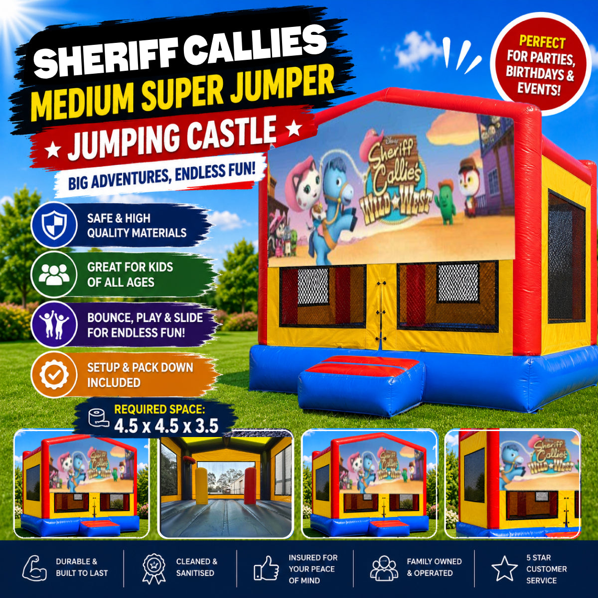 Sheriff Callies Medium Super Jumper Combo